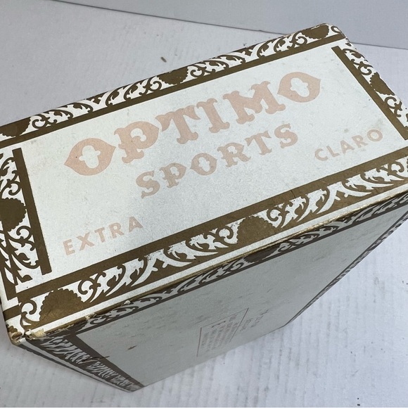 Vintage Cardboard Optimo Cigar Box Man Cave Tobacciana - Picture 7 of 10